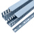 阻燃PVC行线槽走线槽蓝色线槽电缆桥架电缆配线槽布线槽电线明装 50*35/100米 普通（蓝色）