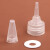 希万辉 透明尖嘴挤压瓶 实验室颜料分装塑料滴瓶 10个装 50ml