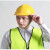 安全帽工地施工建筑工程领导加厚印字ABS劳保夏季透气头盔国标 玻钢透气按钮款-橘色