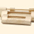 苏识 AF013 中式仿古黄铜横开挂锁老式锁头复古刻花古代横插销锁木箱子锁 8.5厘米黄铜色（间距5.2CM) 把