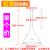 玻璃三角漏斗长颈漏斗实验室化学用60/75/90/100mm耐高温短颈锥形 80mm短颈 耐高温拍