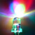 5MM灯珠  LED灯泡 二极管  透明灯珠 两脚  红/黄/蓝/绿/白/紫/彩 5mm绿色