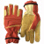 消防员抢险救援手套，XF633-2006,GA633-2006抢险手套，救援手套 橙色 L 2