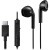 JVC HAFR17UCW 有线入耳式耳机 手机耳机 USB-C口 新款 黑色