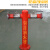 宽选工品 消防栓 室外消火栓 地上栓 消防器材 SS100/65-1.6五铜高（1.16米）