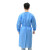 瑞可特 RSF277  一次性无纺布隔离服 防尘净化防护服 反穿隔离衣 35g/SMS蓝色隔离衣（1件） 