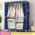 韩国品质简易衣柜出宿舍用牛津布实木单人租房加粗布衣柜组装 0.85米蓝城堡
