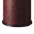 南 GPX-43 南方圆形单层垃圾桶 镜金圈 酒红色皮 商用客房无盖垃圾桶带活动钢圈 房间桶 果皮桶