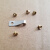 Zippo打火机配件弹簧铰链针砂轮摆锤弹片半空铝铆钉维修专用工具 Zippo专用弹簧3枚
