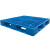 ABEPC 1111A加厚塑料托盘仓库垫板货物地台板网格镂空物流垫仓板（可加7钢） 1.1*1.1米网格田字 11KG