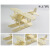 木质3D立体拼图木头拼装车飞机游艇模型DIY手工制作儿童益y智玩具 叉车