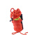 嘉泰电器 救生绳 登山救援户外水上安全逃生应急救生绳 橘黄反光12mm30米带手环锁扣