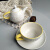 山头林村子母咖啡壶 浮雕花创意陶瓷茶具子母壶套装单人壶英式咖啡杯带碟 一套装 0ml 401mL(含)-500mL(含)