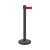 一隔离带伸缩带栏杆不锈钢安全警戒线警示柱银行排队 【标准】黑色-3米线