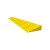斜坡垫过门槛上坡垫扫地机器人爬坡垫家庭用塑料电动车室内台阶垫 黄色 尺寸：100*8*6cm