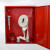消防箱消火栓箱消防栓门箱消防器材灭火柜铝合金门框水带卷盘整套 红色灰边空箱 800_650_240