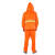 卓迪旭 ZDX-YFT10环卫工人橙色透气劳保雨衣套装，路政执勤防暴雨反光雨衣套装，可定制 L