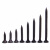 德岐 高强度干壁钉 龙骨钉自攻螺丝钉 磷化平头十字木工螺钉 M3.5*16(10支) 