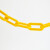 赫思迪格 路锥链条 警示塑料链条 雪糕筒连接件警戒隔离链条 (6mm黄色-5米) HGJ-1807