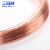 工百利 T2紫铜线裸铜线导电导热铜丝线紫铜丝 0.5mm-10米