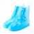 聚远（JUYUAN）防水鞋套雨天防雨水鞋套防滑耐磨成人男女下雨硅胶鞋套  蓝色 L 1双价