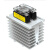 单相100A方块固态继电器型号SAP48100D 直流控交流100A SAP48100D+CH100散热器