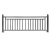 市政护栏锌钢铁艺护栏城市公路隔离栏防撞道路护栏人行道栏杆厂家 灰色 定制款式2