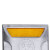 冰禹 BYlf-553 铸铝道钉 反光轮廓标道钉 道路交通设施 铸铝道钉双黄10*10cm