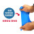 丁腈乳胶橡胶100只加厚防水防油静电耐用一次性丁晴手套防护 蓝色 标准型丁腈100只 M