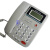 德信D006宾馆酒店办公电话机有线固定座机来电显示经典大方 D006瓷白