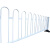 得豫工品 京式护栏 道路市政隔离U型护栏 防撞隔离栏杆 长3.08m×高1m 一套价