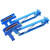 定制蓝色双臂单极无锡集电器JDD-160 200A/250A JDD-240 500A800A 200A无锡蓝色集电器支架