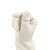 冰禹 BYlf-645 加厚清洁手套 防滑耐磨乳胶橡胶劳保防护手套 38cm白色丁腈 L码（1双）