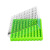 绿冻 100格0.5ml塑料细胞冻存盒超低温冰箱冻存盒液氮保存盒抗体样品冻存管存放盒 100格红色（1个）