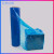 适用于50cm黑色缠绕膜彩色打包膜PE拉伸膜工业保鲜膜包装膜塑料蓝 蓝色50厘米*3.3公斤