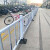 中吉万兴市政护栏道路隔离交通护栏镀锌钢人车分流围栏马路人行道防撞栅栏 加厚款 0.6米高 每米价格