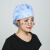 护士帽做饭时戴的帽子防油烟厨房女士室内包头套工作防掉发护士卫生 红鹤 可调节