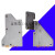 国产支架色标传感器LX-111LX-101配套支架MS-LX-1MS-LX-2 国产MS-LX-1