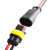 汽车线束插头防水接头连接器带线2p插拔式接线端子公母对插接插件 2p母端0.5平方18.5cm2个