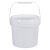 塑料桶化工桶油漆桶密封pp桶带提手打包桶1-50L涂料桶胶桶 4L-黑色