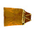 威特仕/WELDAS44-2142皮护胸围隔热防烫焊工衣服焊接围裙耐磨裙长107cm金黄色1件装