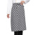 金诗洛 KSL159 厨师围裙 半身男女围裙 工作服 酒店餐饮服务员厨师餐厅围裙 纯白色