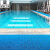 洛楚（Luxchic）商用卫生间游泳馆防滑垫横格纹灰色（30cm*30cm*1.0cm） 拼接镂空淋浴隔水脚垫厕所游泳池