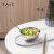TAIC 太可纯钛碗筷勺套装轻奢中式家用简约一人食餐具礼盒 瀚海蓝