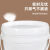 有机水溶肥料桶原液桶液体肥专用桶透气桶空桶加厚密封塑料桶水桶 15L白色透气塑料桶