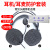 XMSJ考试耳机耳麦套装听力口语上机用耳罩一次性无纺布头戴耳机罩防护 黑色耳机/耳麦套装1000包3只一