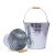 兰诗（LAUTEE）DA2190 铁皮水桶镀锌手提水桶老式储水桶 18L
