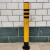 定制活动防撞柱加厚钢管警示柱隔离路桩停车地桩物业小区拦车立桩 50cm加厚固定(红白)+螺丝