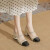浙系玛丽珍女鞋2024年夏季新款法式粗跟英伦小皮鞋女单鞋 银色凉鞋 34