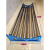 阳台拖布滑轮铁杆卷布机放线器裁床松布切割器退布机拉布机三辊筒 蓝色56厘米宽长1.8米
